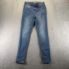 Time And Tru Jeans Womens 6 Blue Cotton Denim Jegging Workwear Stretch Faded