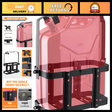 Lockable Anti-Theft Jerry Can Holder Rack for 5 Gallon Gas Can, Reinforced Steel