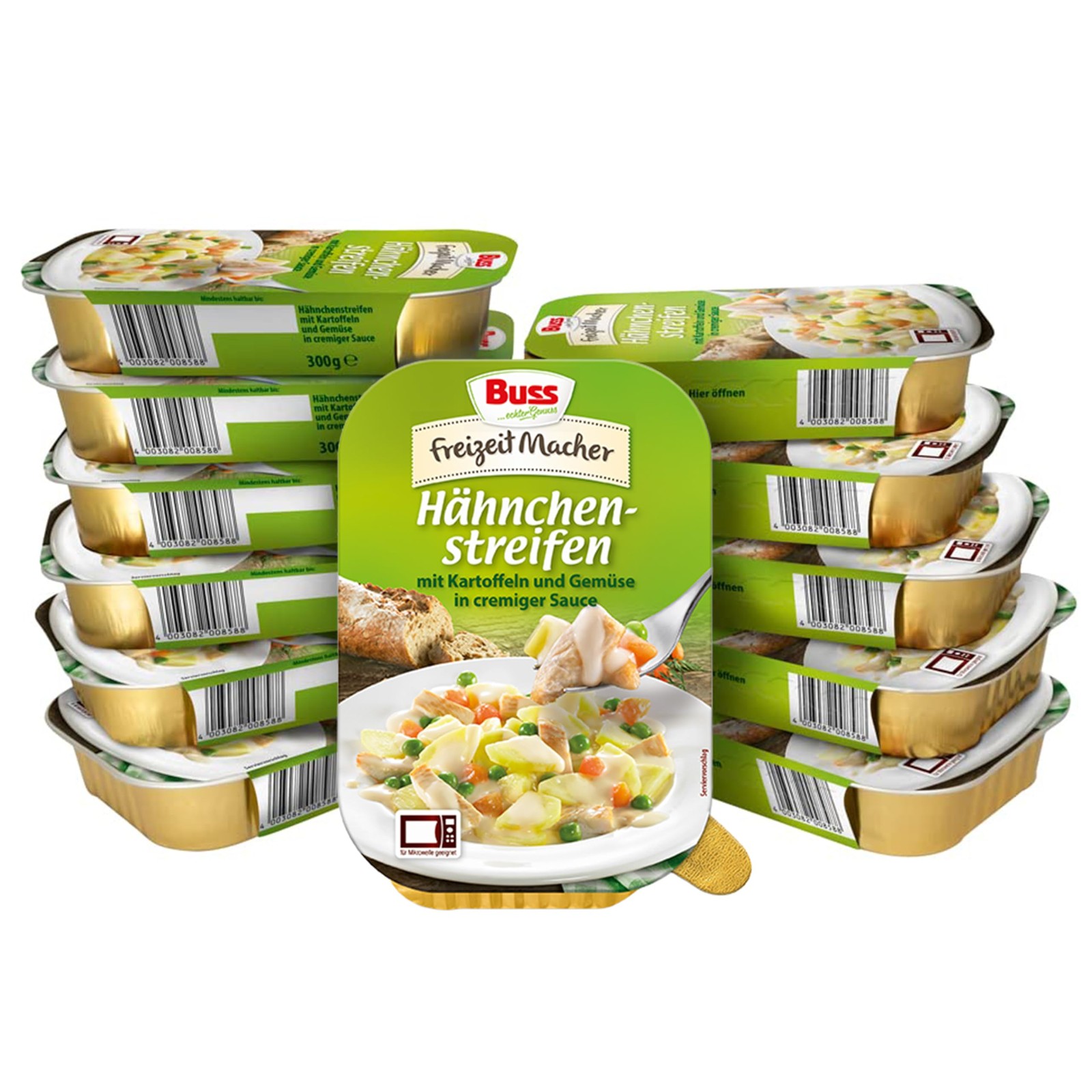 Freizeitmacher Hähnchenstreifen mit Kartoffeln und Gemüse in cremiger Sauce ...