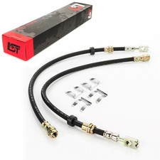 2x Bremsleitung Bremsschlauch vorne + Halteklammer für Seat Alhambra 71 560 mm