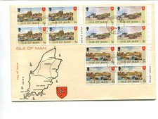 Isle of Man 1974 1st April Booklet Stamps FDC