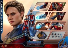 Hot Toys Captain Marvel Avengers Endgame Brie Larson MMS575 NEW SEALED SHIPPER