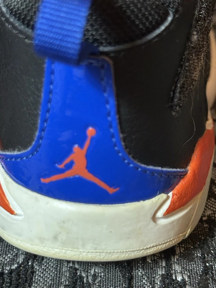 Tênis infantil Nike Air Jordan FLIGHT CLUB '91 (TD) preto/azul DM1687-008 tamanho 9C - Imagem 4 de 4