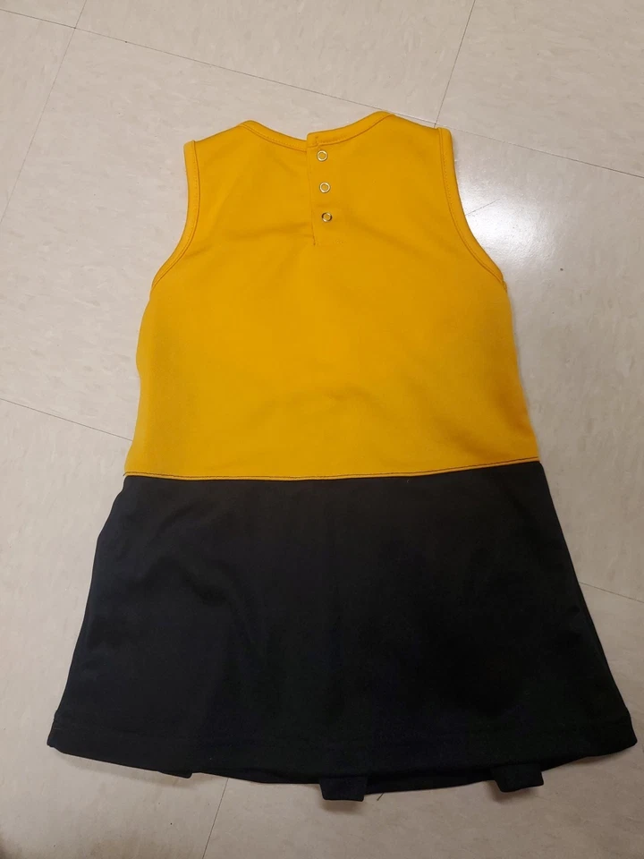 Pittsburgh Steelers NFL Traje de Animadora Vestido 4T 3X Niñas Pequeñas     Foto 2 de 4