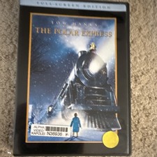 Warner Bros The Polar Express DVD Full Screen Tom Hanks Animation Family Holiday