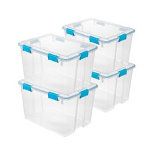 Sterilite 80 Quart Gasket Box, Stackable Stor...
