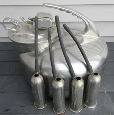 Vintage Babson Bros Chicago Surge Milker Stainless Steel Milk Cows Dairy Goat #2