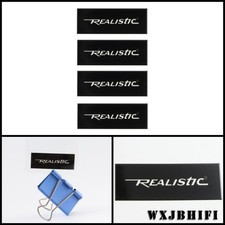 REALISTIC waterproof Sticker logo badge 45mm 1.77" X17mm 0.66"