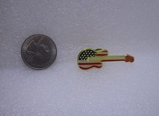 United States Flag Guitar Pin
