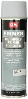 SEM 42013 Grey High Build Acrylic Primer - 16 oz. 16 Ounce (Pack of 1), 