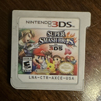 Nintendo Super Smash Bros. for Nintendo 3DS Fighting E10+ NTSC-U/C