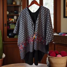 NWT Viscose Blend Sweater Wrap Shawl for Women - One Size