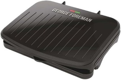 George Foreman Family Grill & Panini Press, Nonstick Ceramic, Indoor Outdoor