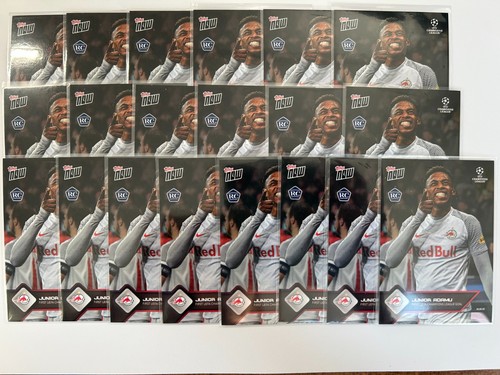 TOPPS NOW 2022 JUNIOR ADAMU RB LEIPZIG 20 CARD BUNDLE .