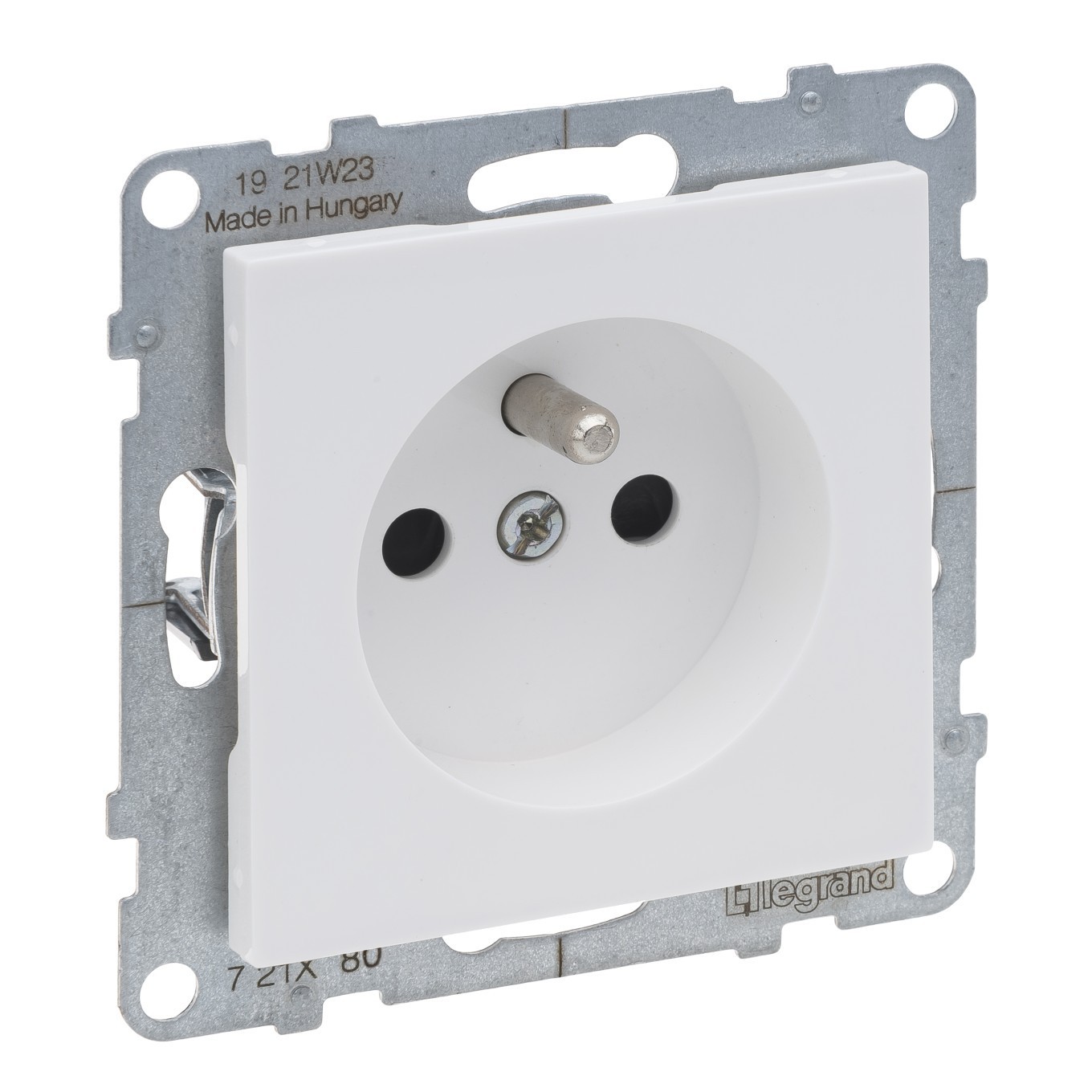 2P+Z Single Socket White 16A 250V Terminals SUNO 721180