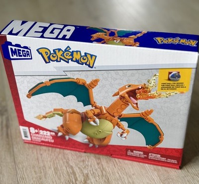 Pokémon Glurak Mega Construx Mattel NEU & OVP Bausteine Konstruktionsspielzeug