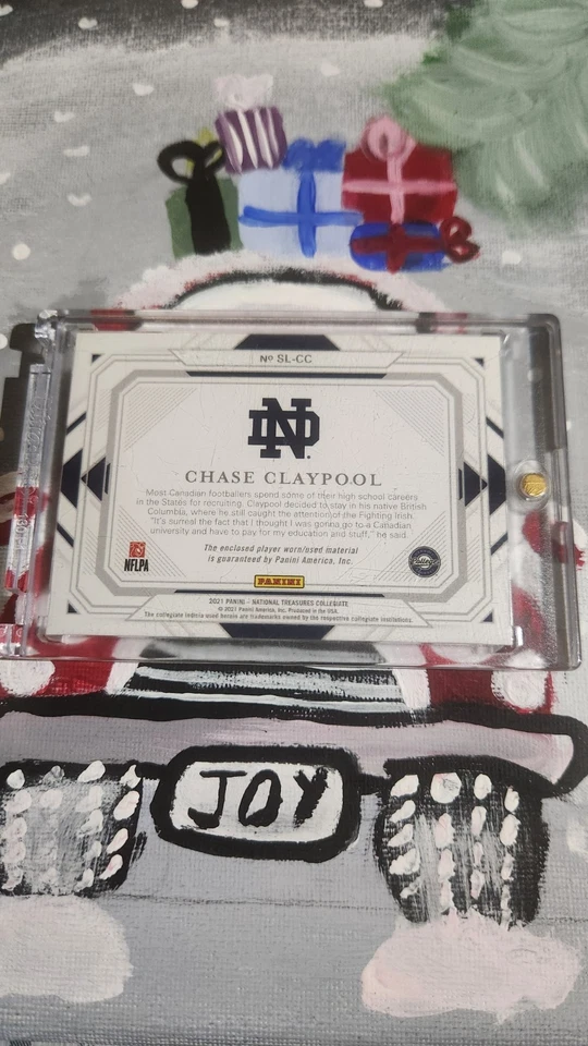 2021 National Treasures Collegiate Silhouettes /99 Chase Claypool #SL-CC - Image 2 of 2