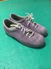 Vintage Womens Purple Suede Leather Bowling Shoes sz 6M RH or LH