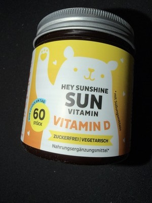 Bears With Benefits - Vitamin D - Hey Sunshine Sun Vitamin - 60 Stück - NEU OVP