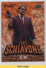 2024 Upper Deck Allure AEW SP Orange Slice Tony Schiavone #114 READ 5yy