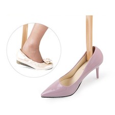Fashion Wooden Shoe Spoon Pull Shoes Horn for Convenient spoon pull shoehorn