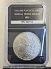 1899 O MORGAN SILVER DOLLAR 90% SILVER UNCIRCULATED GOOD COLOR & LIN (GPJ000131)