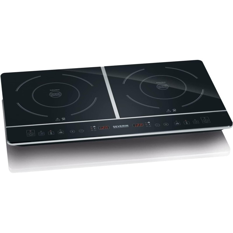 Severin DK 1031: Fornello Induzione 2 Zone Professionale 3400W