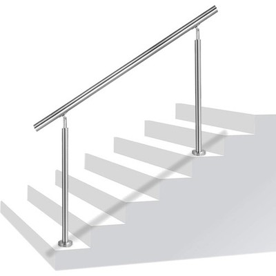 Edelstahl Treppengeländer Handlauf für Innen und Außen, Balkon, Brüstung, 150 cm