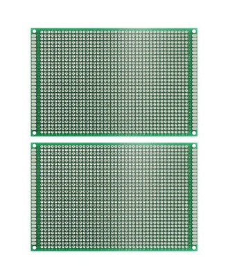 LampVPath (Pack of 2) PCB Prototype Board, Double Sided Proto 8x12-2PC