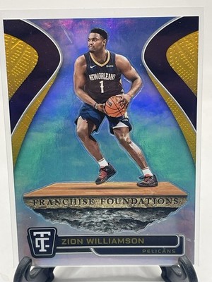 24/25 Panini TC Franchise Foundations Gold Zion Williamson #d 1/10 JERSEY #!!!