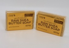 LOT OF 2: RAW SHEA BUTTER SOAP.....NEW/ SEALED  