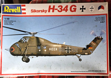 Sikorsky H-34G Helicopter by Revell 1988 | No. 4467 | 1:48 plastic model kit