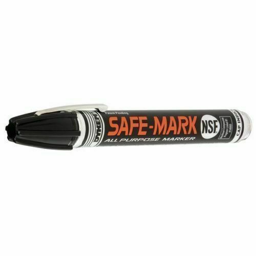 Dykem Safemark NSF m77091 Food Safe Black Medium Tip Permanent Marker