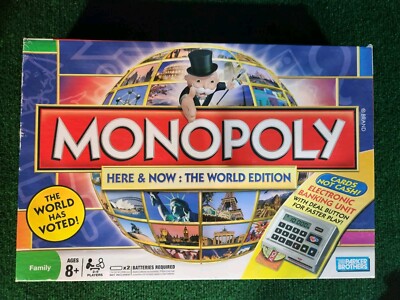 Monopoly Here & Now: The World Edition Complete Parker Brothers Complete