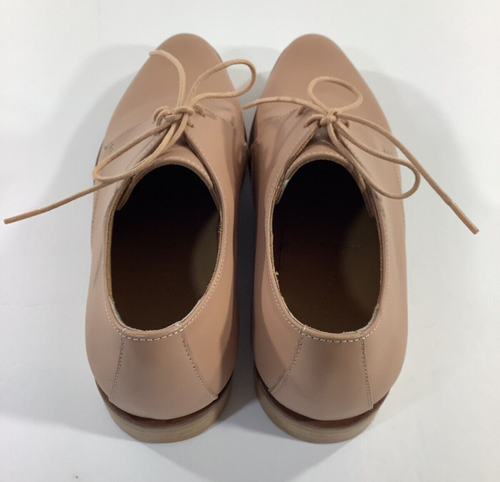 NUEVO SIN CAJA EVERLANE Talla 5.5M Para Mujer El Moderno Oxford Cuero Con Cordones en Rubor $168 - Imagen 6 de 12