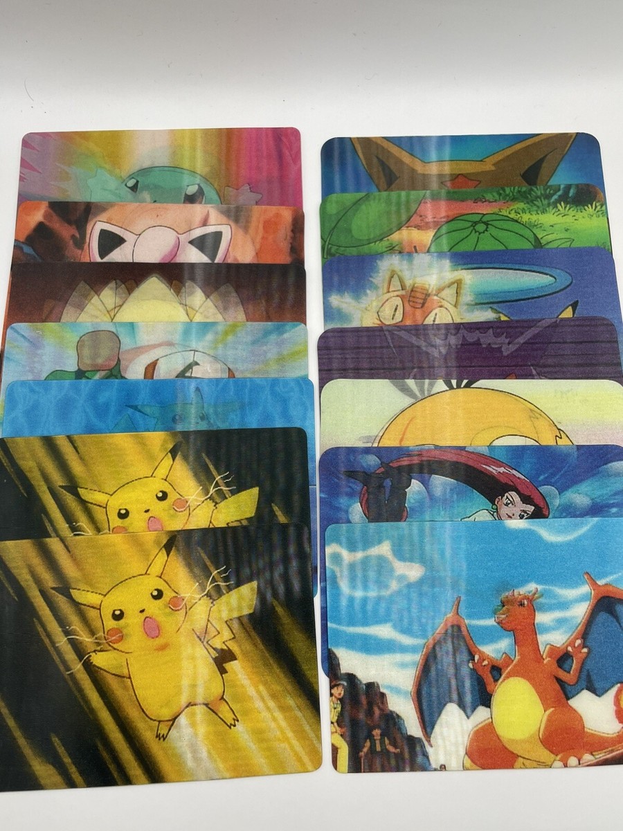 Pokemon Viz Video 3D Lenticular Promo Cards (Lot Of 14) | eBay