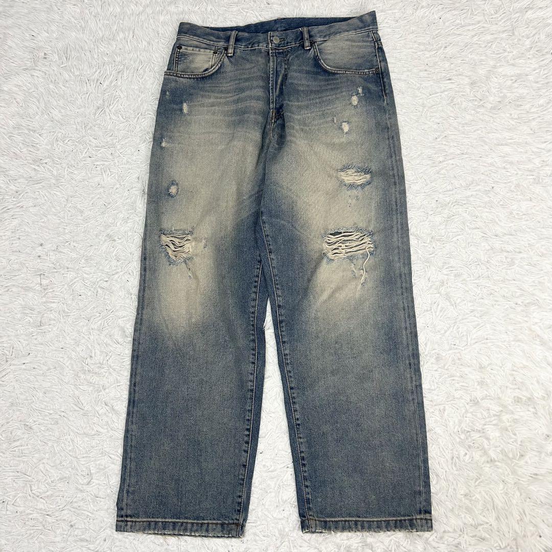 Acne Studios 1991 Toj Detroit Wide Leg Denim Pants Size 32 Acne Studios 1991 Toj Detroit Wide Leg Denim Pants Size 32