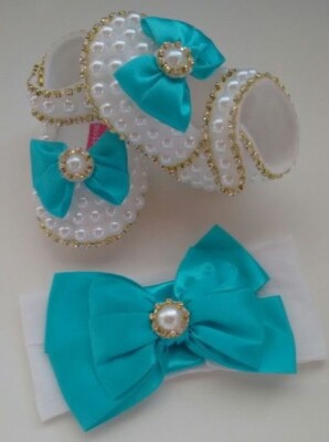 Luxury Fashion Newborn shoes and headband sets, Exclusive designs For Babies