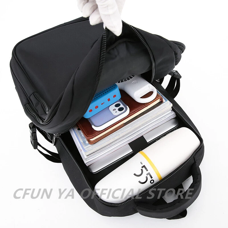 Large Laptop Men's Backpack Business ShoolBags Reflection business travel bag - Image 2 of 4