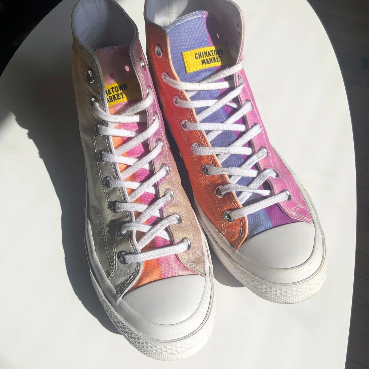 Converse Chinatown Market High Top UV Color Changing Chuck Taylor Sneakers 10 12