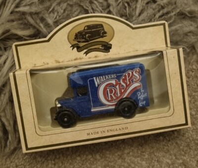 Vintage Lledo Walkers Chips blau Modell Van