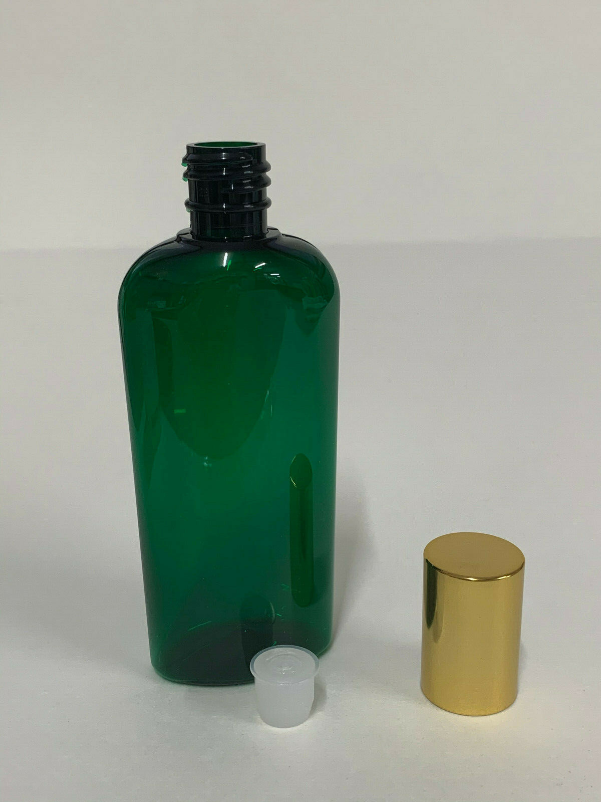 4 oz. Plastic Bottles, Green Squeeze Bottles, Gels Lotions 5/10/20/50/100 packs