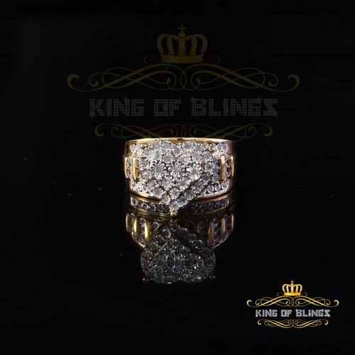 Echter Diamant 0,33ct 925 Gelbgold Damen Verlobung Cindarella Herz Ring Gr.7 - Bild 1 von 12