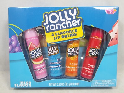 Lotta Luv Beauty Jolly Rancher Fruit Flavored Lip Balms Brand New Sealed