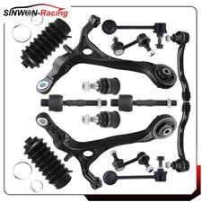 For 2007-2008 Acura TL Front Lower Control Arm Tie Rod End Sway Bar Suspension