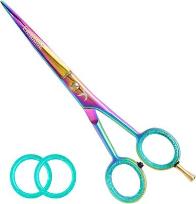 CANDURE Hairdressing Scissor Hair Scissor for Professional Hairdressers Barbers Steel )
