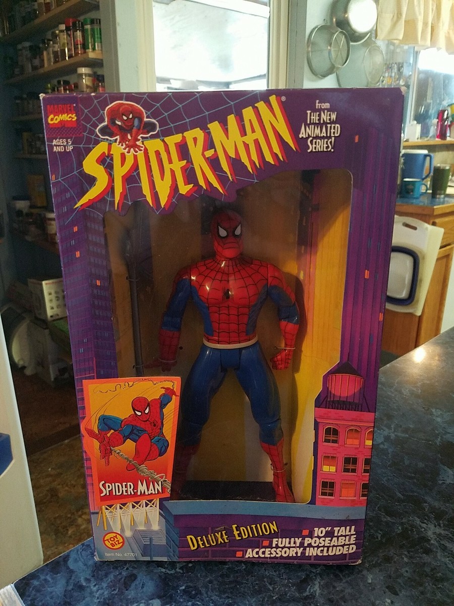 ToyBiz Marvel Comics Spider-man 10 Inch Deluxe Action Figure for