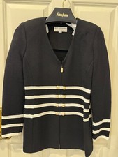 ST. JOHN Collection by Marie Gray - Black Knit Blazer Size 4