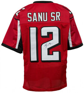 Details about Mohamed Sanu Signed Falcons Red Jersey (JSA COA) Atlanta All Pro Wide Receiver