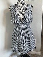 New Zara Chic Geometric Overall Tweed Dress Sz XS SOLD-OUT